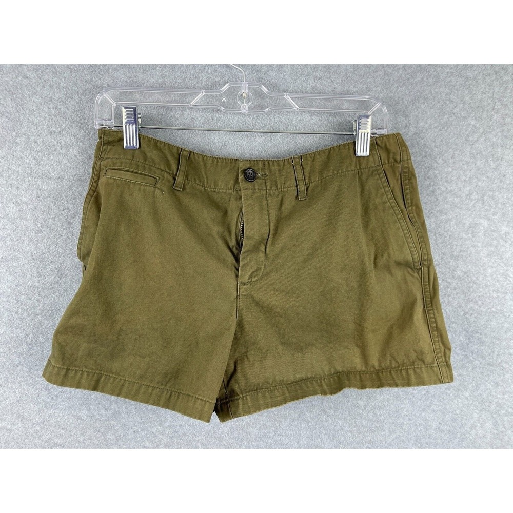 Banana Republic Factory Chino Shorts Women's 8 Brown Utility Outdoor Hiking